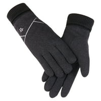 Uparivačke rukavice plišane zgusnuće boje puni ekran s punim prstom za toplu vjetrovelne rukavice za vanjsku upotrebu