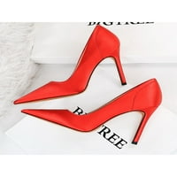 Avamo ženske haljine cipele sa pumpama Stiletto visoke pete Vjenčane cipele Crveno 7