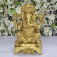 Velika Ganesha statuu mesing ganesha idol Big Ganesha Figurine Indian Bog statuu Handmade God Idoli