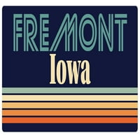 Fremont Iowa Frižider Magnet Retro dizajn