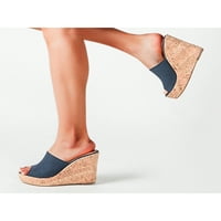 Woobling ženske platforme Sandal Beach Sandals klizanje na casual cipelama Lagani tobogani datumi unutarnje