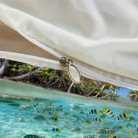 Vruća modna posteljina pokrov sa jastukom tropskim krajolikom od ispisanih spavaćih soba, puna