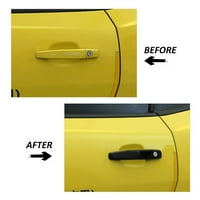 Vanjska vrata ručke na vratima Obrežite okvir za Chevrolet za Camaro 2010- Crni