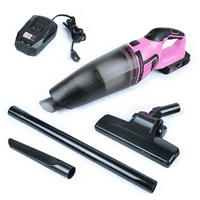 Ružičasta lagana litana usisavača za kućni i 189-komadni ružičasti alat za žene - prijenosni ručni vakuum