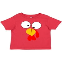 Inktastični zahvalnost Goofy Turkey Face Poklon Dječak majica ili majica mališana