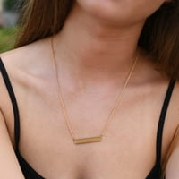 Ženske Washington Capitals pozlaćena mala ogrlica od bara