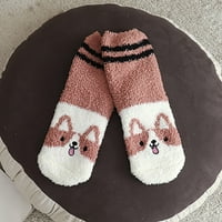 CUOFF kompresijske čarape za žene za odrasle Print štene plišane srednje tude Početna Čarapa Čarape