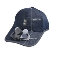Ljetni ventilator hlađenja bejzbol kapa šešir USB punjenje prozračne sjene za sunčanje šešir za sunčanje