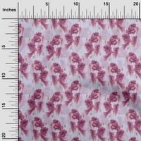Onuone pamučna poplin ružičasta tkanina cvjetna tkanina za šivanje tiskane plafne tkanine pored dvorišta
