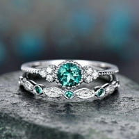 Modni dijamantni prstenovi par dijamantski prstenovi šarm nakit za žene djevojke valentine rođendan
