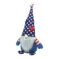Yoodods Neovisnosti Gnomes Plišajte dekoracije za bez lica, patriotski dan veterane, božićni pokloni