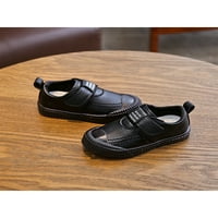 Bellella Kids kožne cipele niske ravne stane ravne nalaznike Nepusni povremene cipele Obuće škola Crna