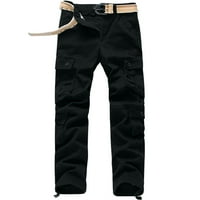 CLlios muns teretni pantalone plus veličina Više džepova hlače Radne vojne pantalone koji rade jogger