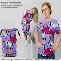 Onuone pamuk flethyst tkanina Flamingo Craft Projekti Dekor tkanina Štampano od dvorišta široko