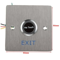 Kvalitetni prekidač za otpuštanje od nehrđajućeg 12V senzora za kontrolu pristupa sa LED indikatorom