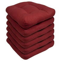 Unutarnji-vanjski reverzibilni jastuk za jastuk sa popločanim dvorištem - crvena 19 19