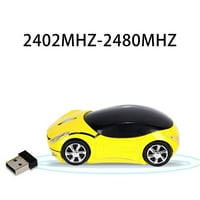 Lulshou 2.4GHz 1200dpi bežični optički optički miš za automobilski automobil za pomicanje na tablet