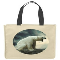 Platnene točke torbe Alaskan Polar medvjed pub za višekratnu kupovinu Funny poklon kese