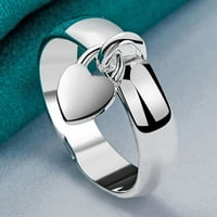 Haolei nas za zvonit ljubavnu prsten za srce ženska modna prstena za ličnost Jednostavne dame prstenovi