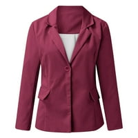 Tking Moda Ležerne prilike sa dugim rukavima za žene Dame Jesenski novi jaknski kaput Slim Fit Revel