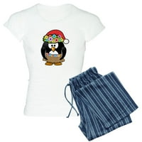 Cafepress - Havajski božićni pingvin pidžama - Ženska svetlost pidžama