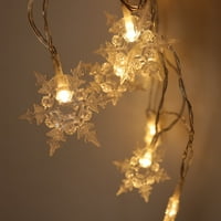 NOVO LED plastični oblik pahuljica ukrasna svjetlosna svjetla Dvorišna dvorište Božićno svjetlo