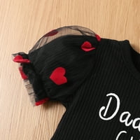 Novorođenčad Dječji debeli pušački rukavi začepljene mrežne mrežice zvona na dnu se postavljaju dojenčad ljetne odjeće postavljene crne 3-mjesece