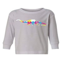 Awkward Styles Kid's Autism Majica dugih rukava za djevojke dječačke dinosaur puzzle majica