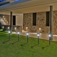 Veecome LED solarna svjetlost 600mAh punjiva baterija Vrtni lagan svjetlo za vanjski dvorišni vrtni