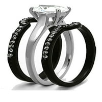 Njezine su mu žene i muškarci vjenčani zaručnički prsten za prsten od nehrđajućeg čelika