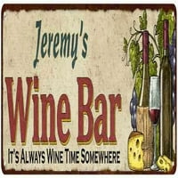 Jeremy's Vinski bar Početna Dekor metalni poklon znak 108240052281