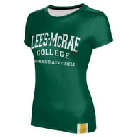 Ženska zelena Lees-Mcrae Bobcats Ženska majica staze i polja