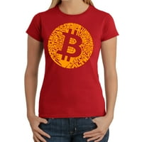 Ženska majica Word Art - Bitcoin