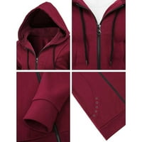 Duks duks za muškarce jesen zima casual moda dukseri višestruki dizajn zip jakna hoode ulica -Hop dukseri