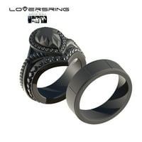 Loversring Silikonski prstenovi za žene Silikonske prsten žene gumene vjenčane prstenove za žene silikonske vjenčane trake žene kruške diamond kolekcija