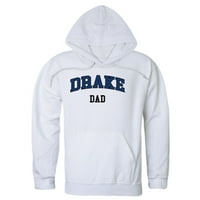 Drake University Bulldogs tata fleece hoodie dukseri Heather Grey XX-Veliki
