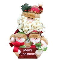 Santa Claus Snow Man Elk Doll Božićni ukras Xmas Tree Decent ukrasi višebojne