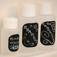 Naljepnice za kuhanje i kupatilo na ormariću, fini tip Bijeli marker, etikete