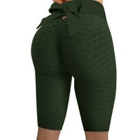 Ženske hlače Ležerne prilike Ležerne modne žene Seksi Bowknot Ljetna elastičnost Yoga Honeycomb Shorts