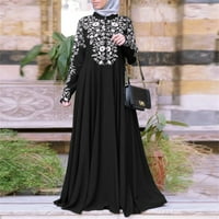 Haljine za žene Elegantne kaftane Arap Jilbab Abaya čipke Šivanje Maxi haljina za žene Formalno
