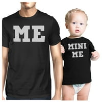 Mini me tata i beba koji odgovaraju poklon majicama za nove date poklone