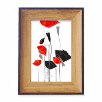 Crveno cvijeće Umjetnička linija slikarstvo Kukuruz fotografija okvira Izložba Display Art Desktop slika