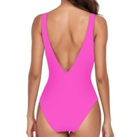 Povratak u školu Aufmer kupaći kostim žena jedan tankini set kupaći kostim V-izrez BRA Ljetni kupaći kostimi za plažu Bekini