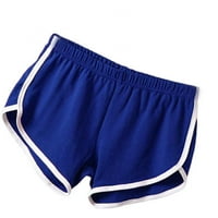Ženske kratke hlače za ljetne atletičke trke teretane ležerne hlače za trenerke za vježbanje u boji blok struka mršave kratke hlače