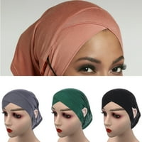 Ženska glava omotava afrički šal za kosu mekani prozračni turbanski glava za glavu