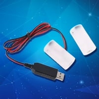 LR Eliminator baterije USB napajanje Kabl za zamjenu 1- 1,5 V 3V 4,5 V 6V C Veličina za Igrački sat