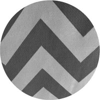 Ahgly Company u zatvorenom okruglom uzorkovima tamno sive tepihe, 7 '