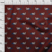 Onuone pamučna kambrična tkanina Heron blok Ispis tkanine BTY wide