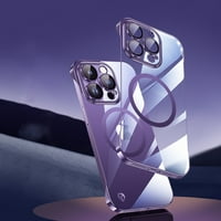 Feishell Clear futrola za iPhone Pro magnet, bez okvirnog elektropisanog magnetskog prašine Neto otporna