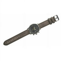 Visol VRW7895-GY Brooklyn kožni ručni sat, Gunmetal & Grey